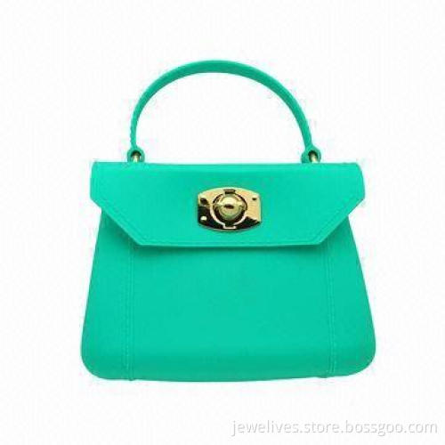 Green Silicone Ladies' Handbags